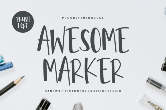 Awesome Marker: A Handwritten Font for Scroll-Stopping Digital Design