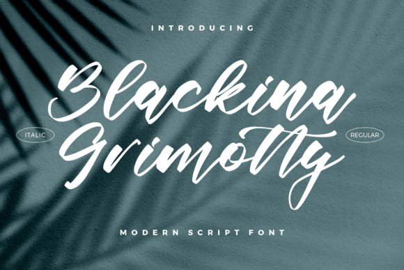 Blackina Grimotty: A Modern Script Font That Elevates Web Design