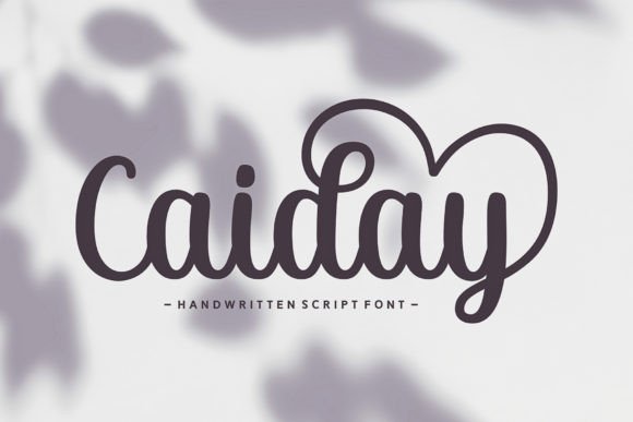 Caiday: A Handwritten Script Font That Brings Authenticity to Brand Design