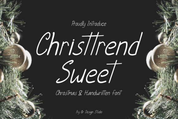 Christtrend Sweet: A Handwritten Font with Editorial Charm