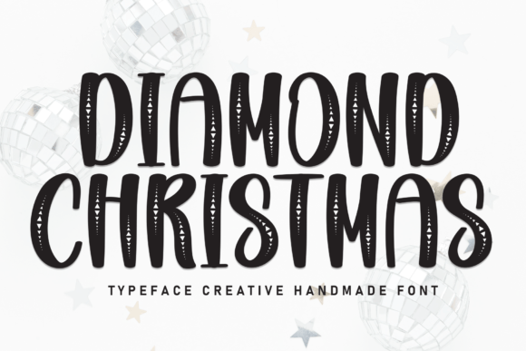 Diamond Christmas: A Handwritten Font That Adds Charm to Your Craft Business