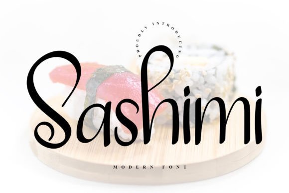 Elegant Editorial Design with the Sashimi Typeface