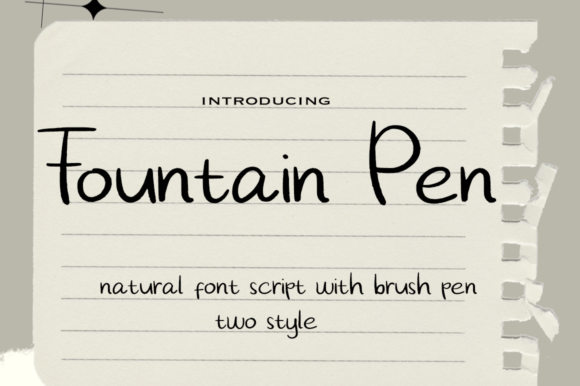 Fountain Pen: A Script Font That Elevates Small Business Branding