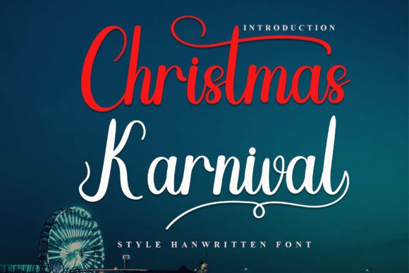 h1>Christmas Karnival: A Handwritten Font for Elegant Branding Projects/h1>