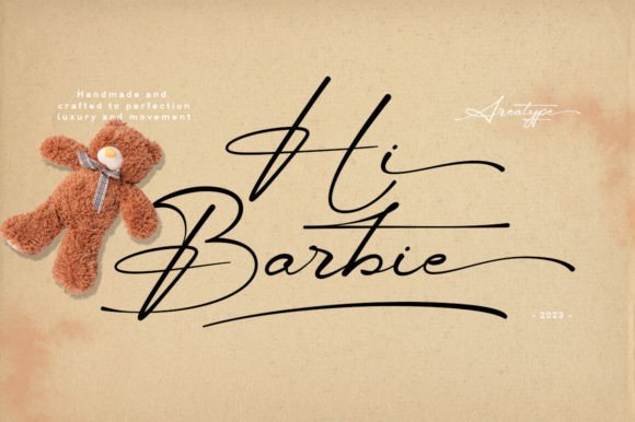 Hi Barbie: A Modern Script Font That Elevates Campaign Visuals