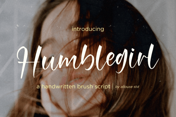 Humblegirl: A Modern Handwritten Script Font for Crafters & Makers