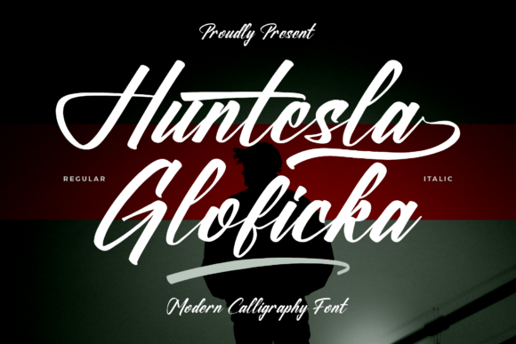 Huntesla Gloficka: A Modern Calligraphy Font That Elevates Campaign Visuals