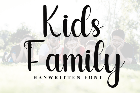 Kids Family Font: A Craft Creator’s Best Friend for Handwritten Charm
