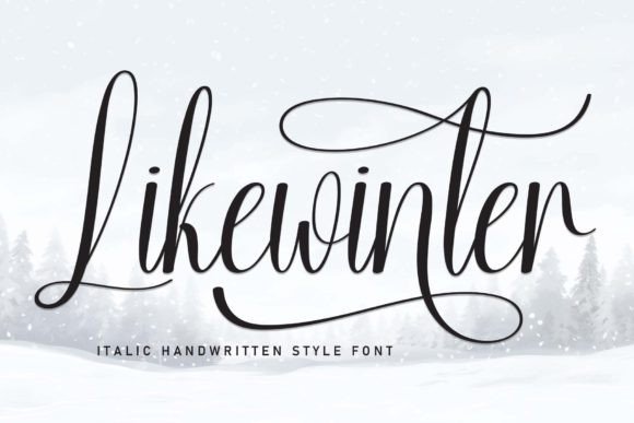 Likewinter: A Handwritten Font That Elevates Editorial Design