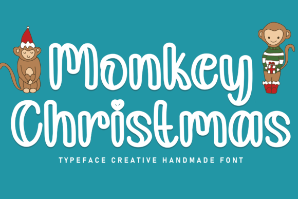 Monkey Christmas: A Fun Handwritten Font for Business Branding