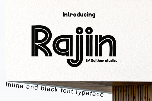 Rajin: A Bold Black Script Font for Modern Web Design and Digital Branding