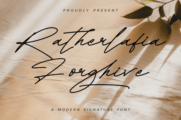 Ratherlafia Forghive: A Modern Script Font That Elevates Small Business Branding