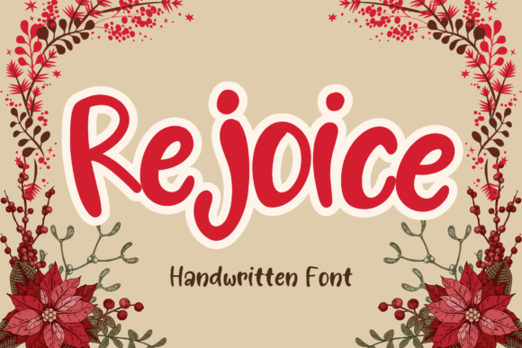 Rejoice: A Playful Handwritten Font That Elevates Digital Branding