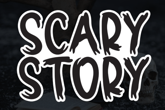 Scary Story Font: A Slightly Spooky Script for Crafty Creations