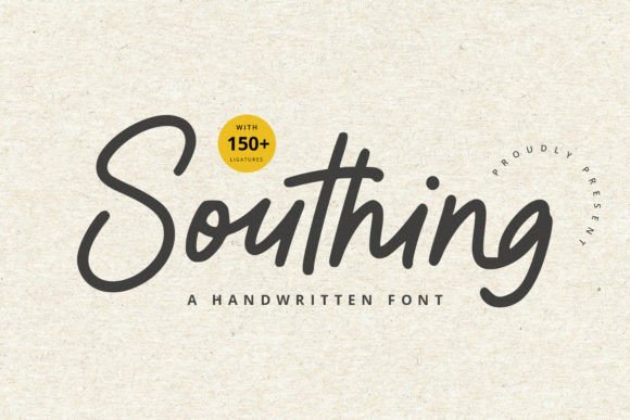 Southing: A Handwritten Font That Elevates Your Brand