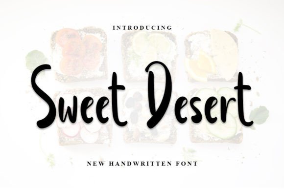 Sweet Desert: A Contemporary Handwritten Font for Editorial Design