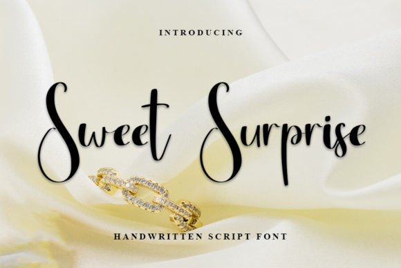 Sweet Surprise: A Handwritten Font That Elevates Editorial Design