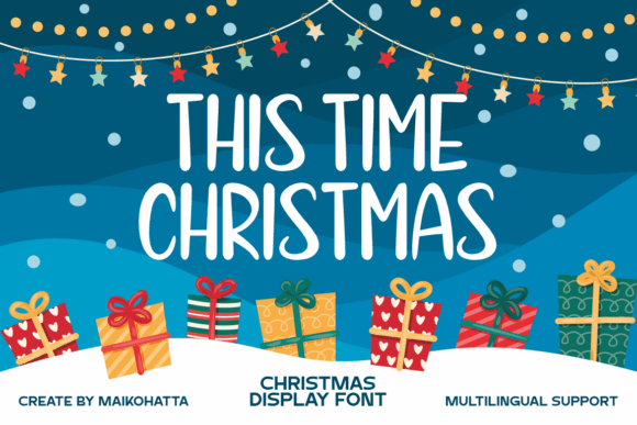 This Time Christmas Font: A Web Designer’s Festive Typography Story