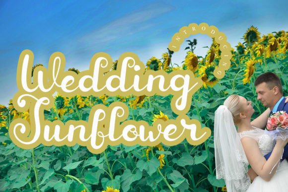 Wedding Sunflower: A Handwritten Script Font for Elegant Web Design