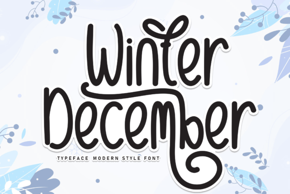 Winter December Font: A Sweet Touch for Small Business Branding