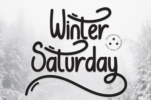 Winter Saturday: A Cozy Handwritten Font for Campaigns That Feel Personal