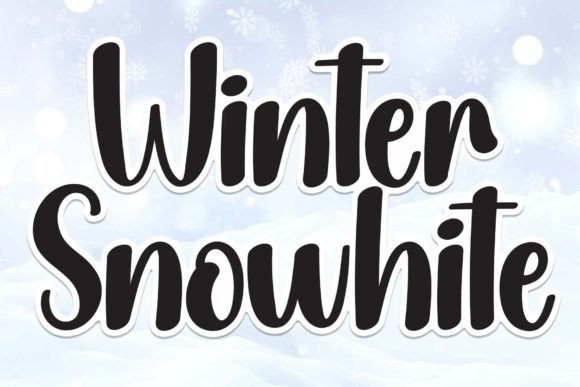Winter Snowhite: A Delicate Script Font for Elegant Web Design