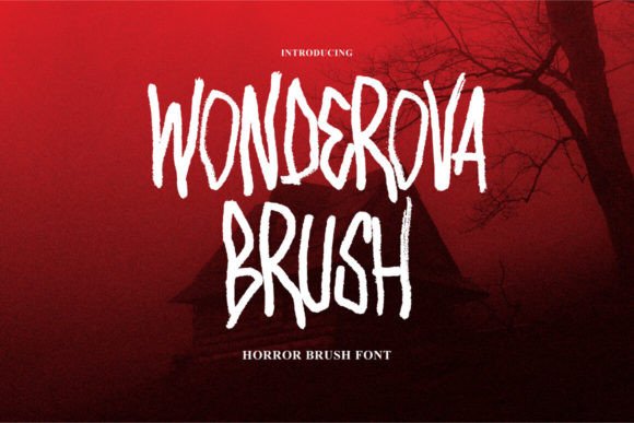 Wonderova Brush: A Spooky-Yet-Functional Script Font for Web Design Projects