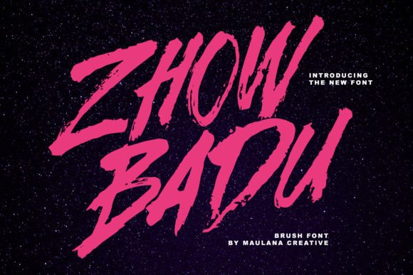 Zhow Badu: The Handmade Brush Font That Elevates Campaign Typography